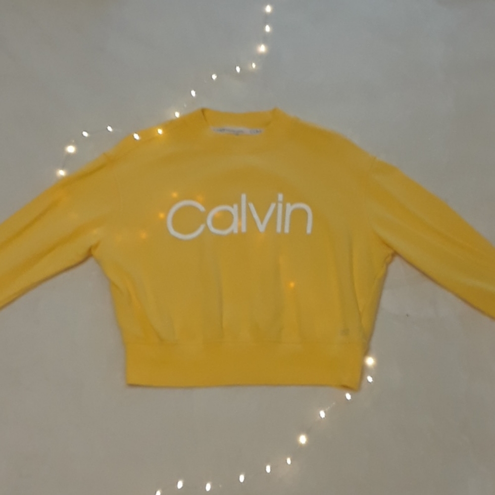 Calvin Klein Yellow Crewneck!